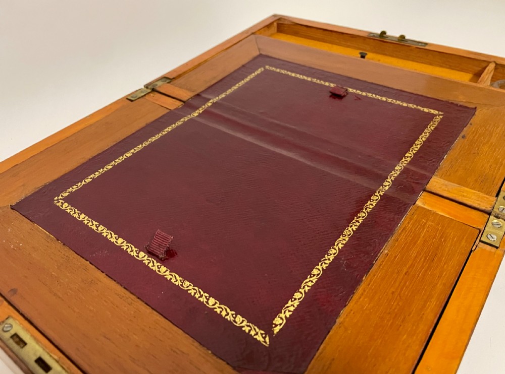 Small Antique Inlaid Writing Slope View IX