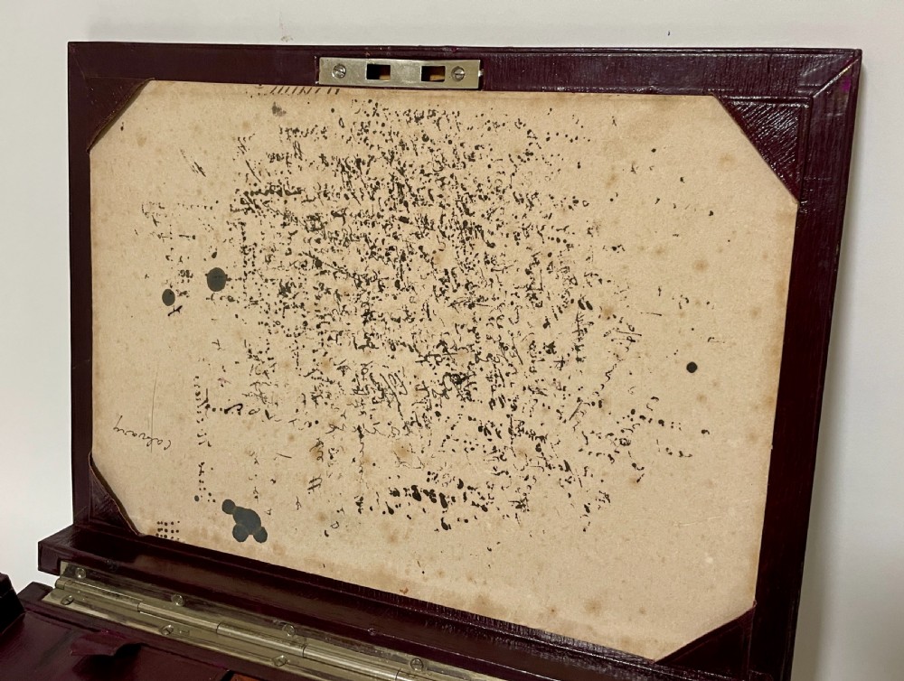 Antique Leather Writing Box View IX