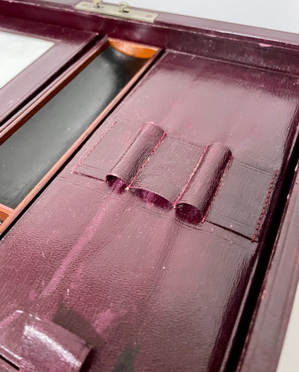 Antique Leather Writing Box View XVII