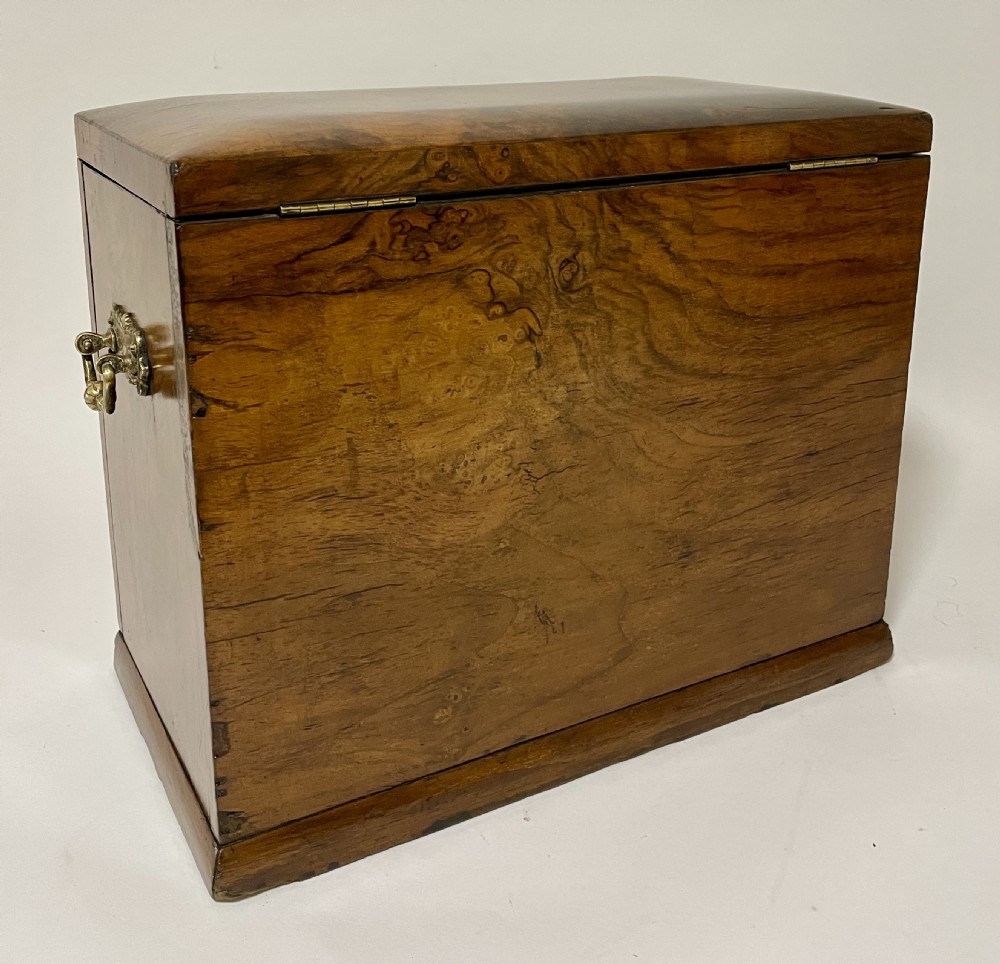 Antique Walnut Stationery Cabinet View IV