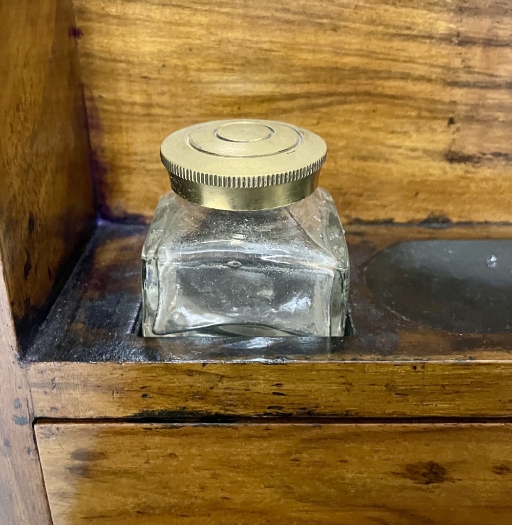 Antique Walnut Stationery Cabinet View IX