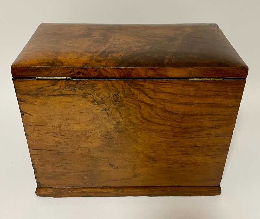 Antique Walnut Stationery Cabinet View XIV