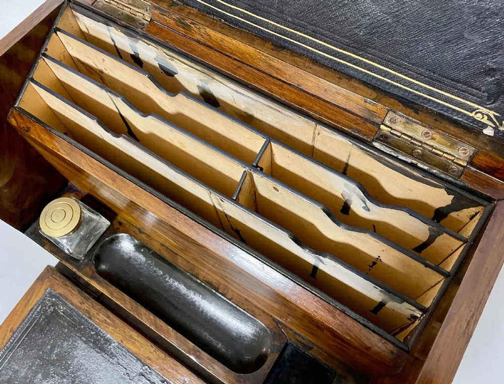 Antique Walnut Stationery Cabinet View XIX
