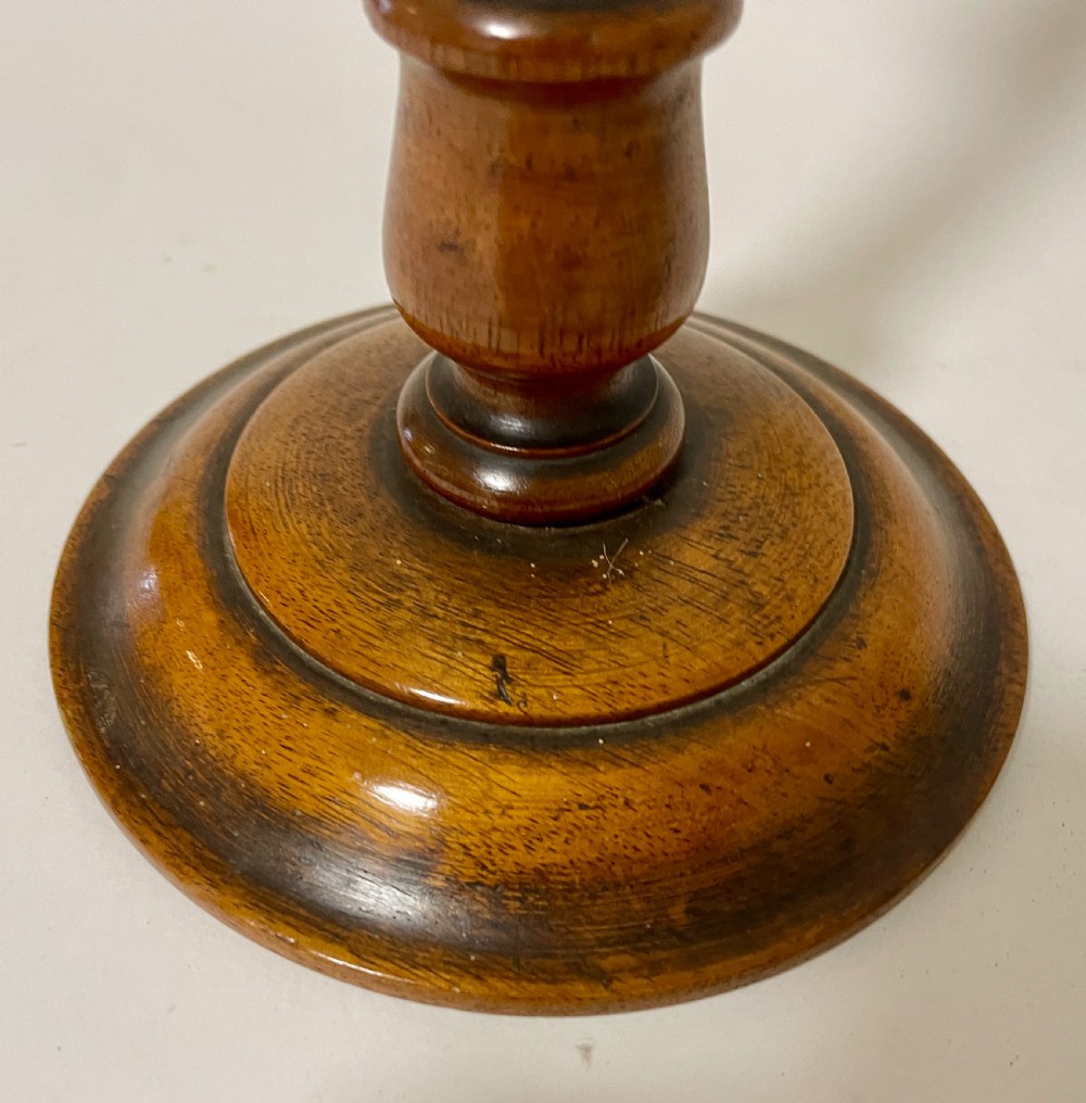 Victorian Turned Wood Adjustable Hat or Wig Stand View II