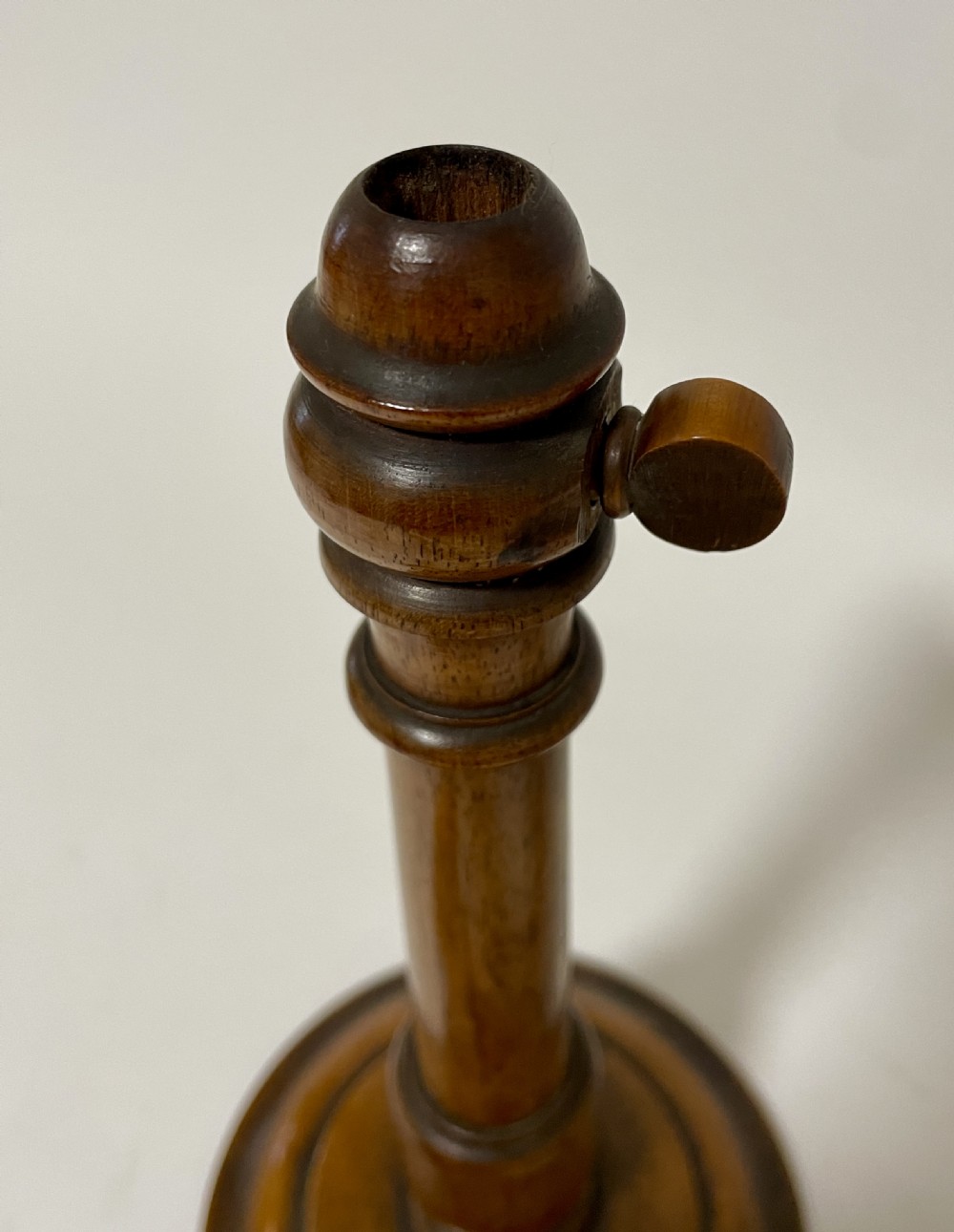 Victorian Turned Wood Adjustable Hat or Wig Stand View VII
