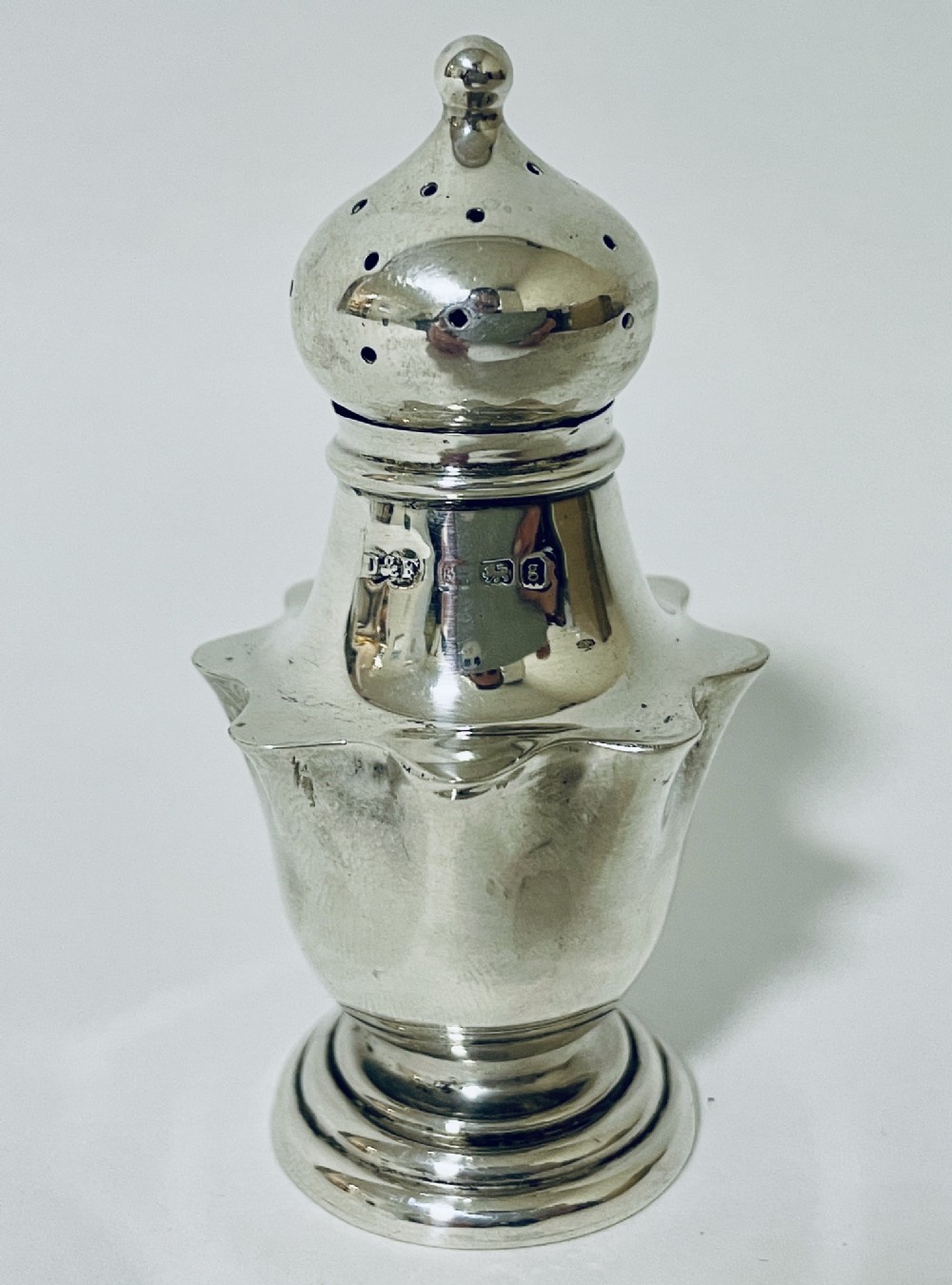 Edwardian Silver Pepper Pot