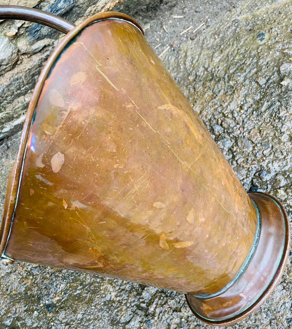 Victorian Copper Helmet Coal Scuttle View XIV