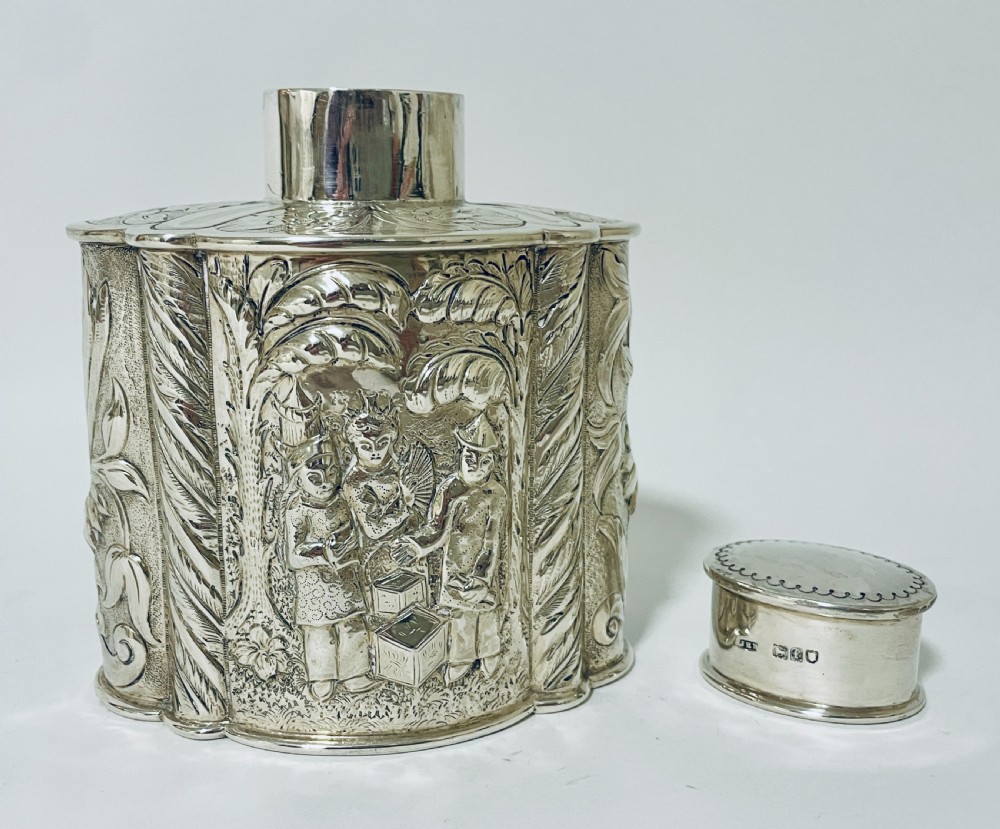 Victorian Silver Tea Caddy View X