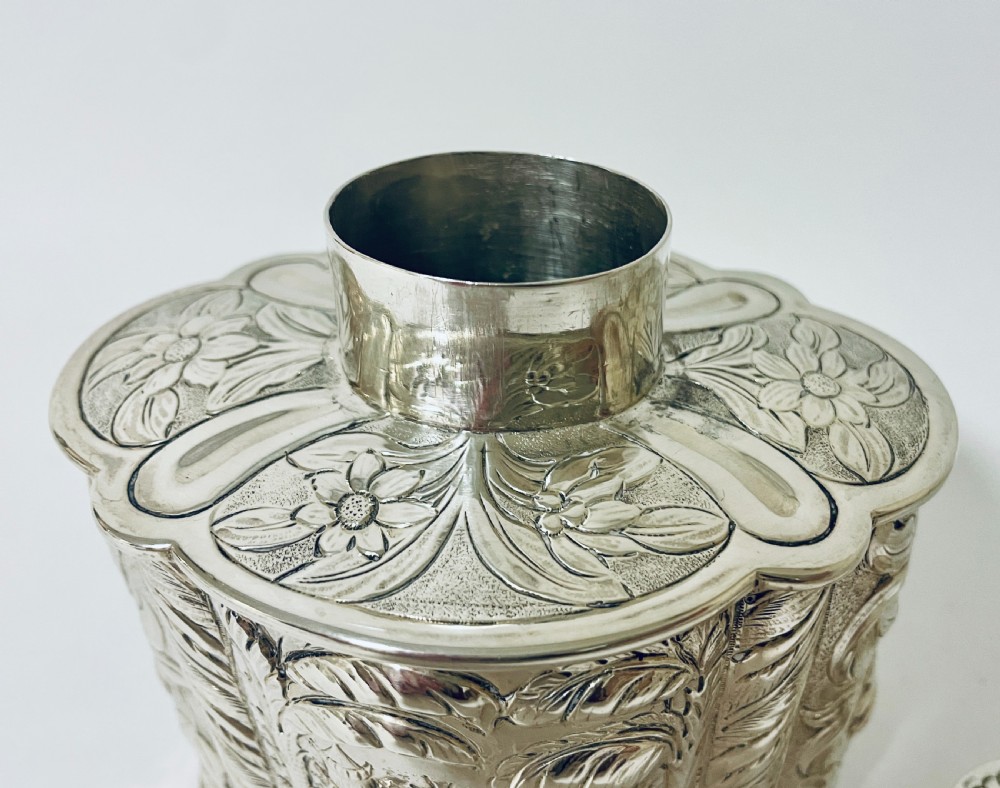 Victorian Silver Tea Caddy View XI
