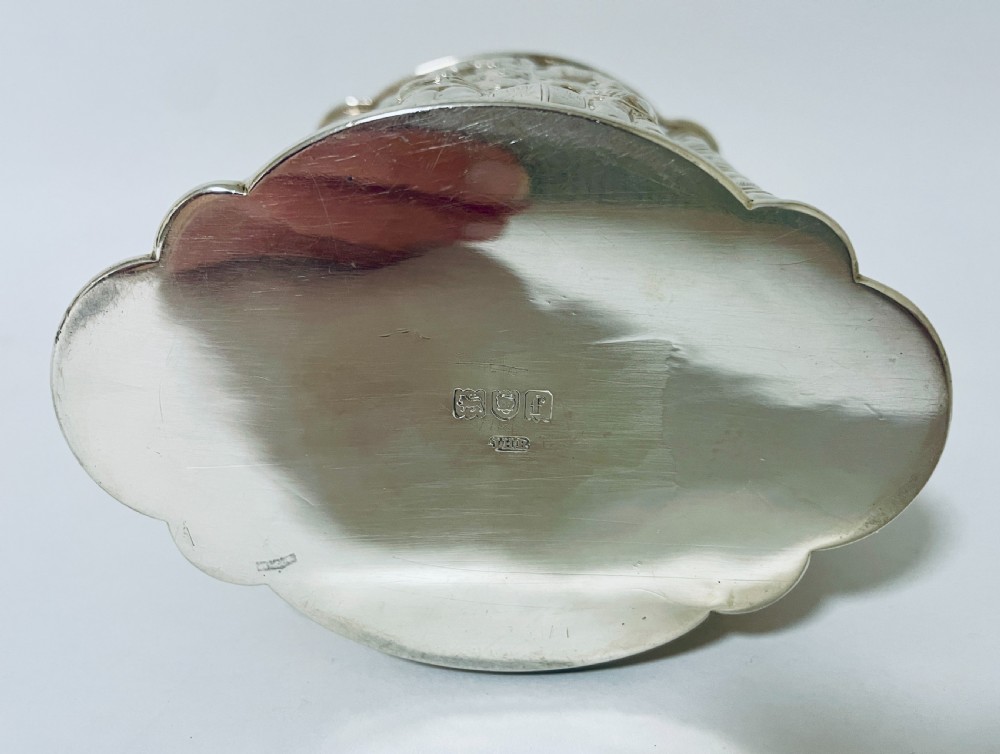 Victorian Silver Tea Caddy View XV