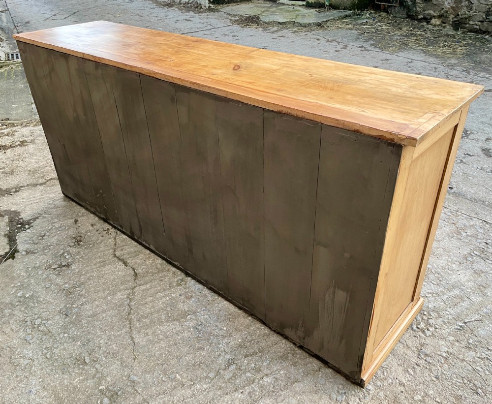Large Victorian Pine Dresser Base View XIX