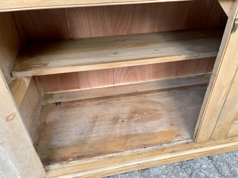Large Victorian Pine Dresser Base View XXIII