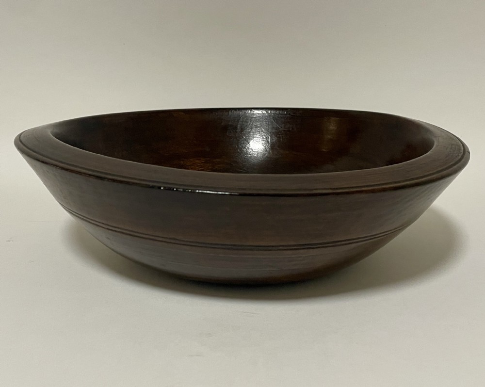 Antique Treen Sycamore Bowl