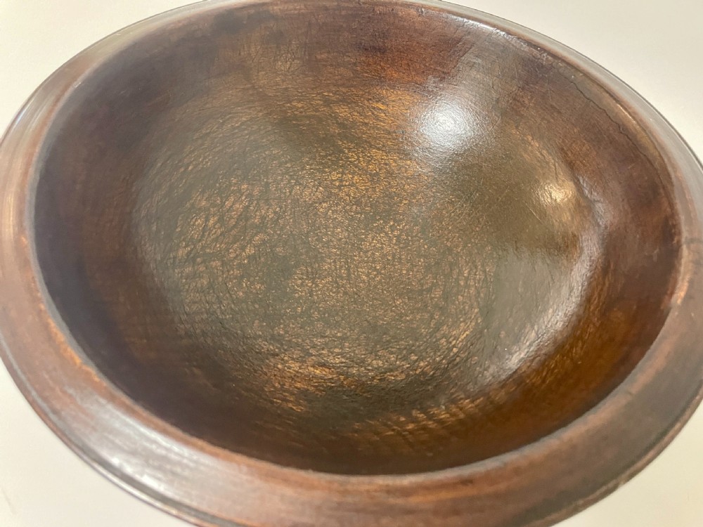 Antique Treen Sycamore Bowl View IV