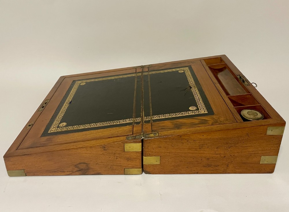 Victorian Walnut Writing Slope with Secret Drawers View V