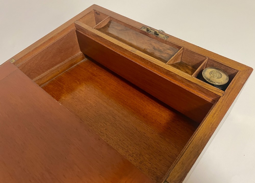 Victorian Walnut Writing Slope with Secret Drawers View VIII