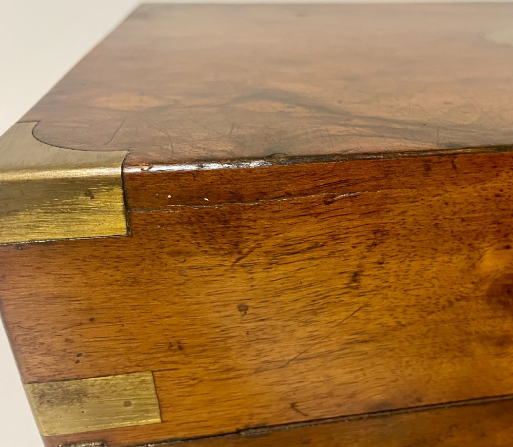 Victorian Walnut Writing Slope with Secret Drawers View XVIII