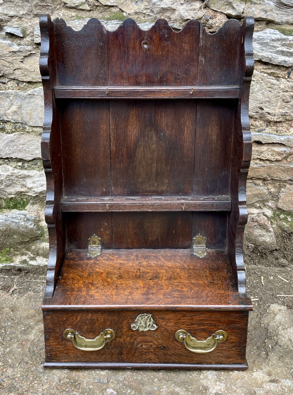 Georgian Welsh Oak Spoon Rack