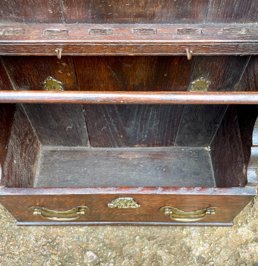 Georgian Welsh Oak Spoon Rack View IX