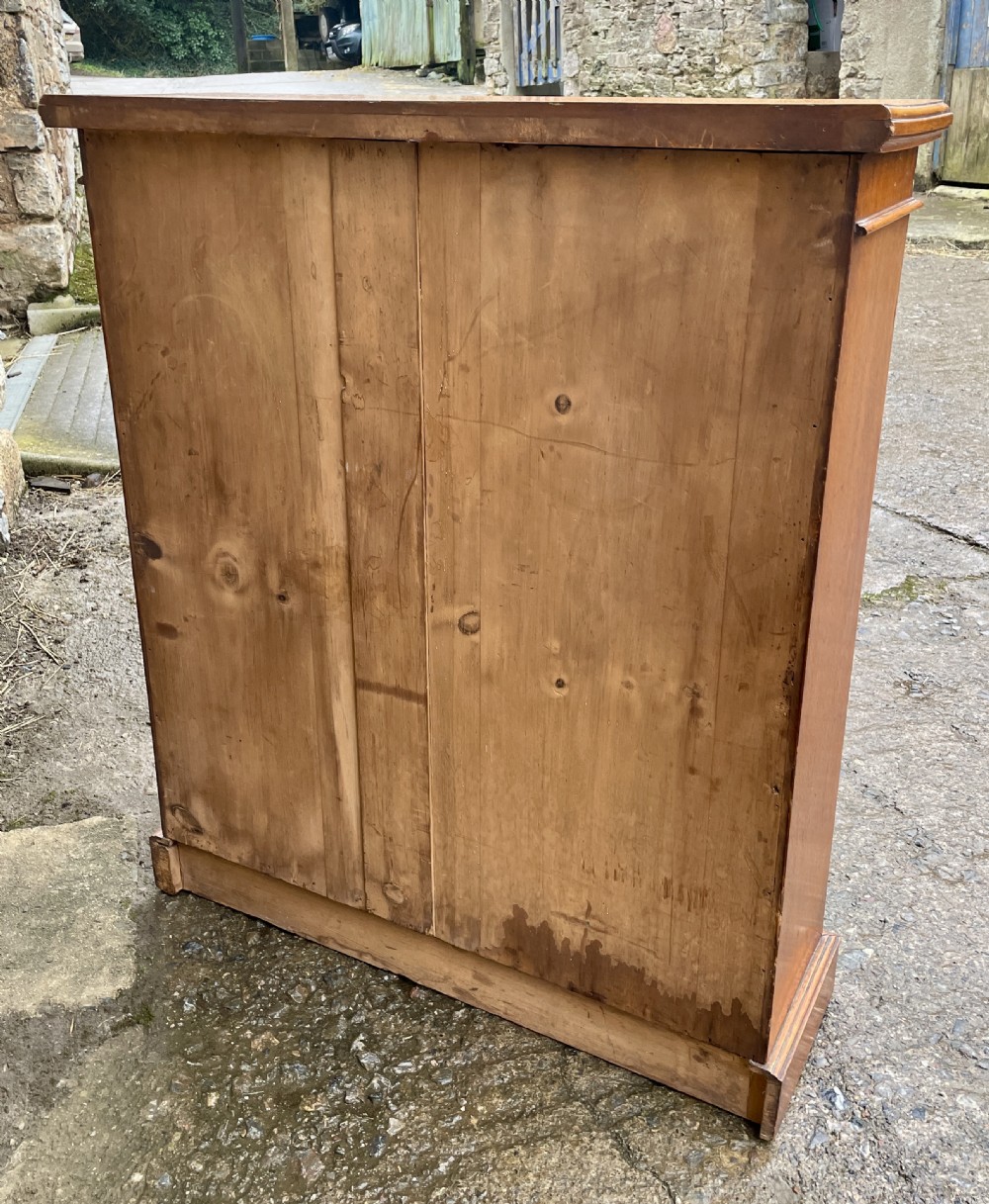 Edwardian Oak Open Bookcase View VII