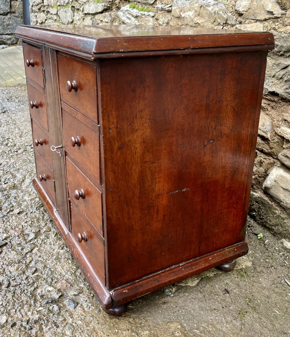Antique Mahogany Multi-Drawer Chest View VI