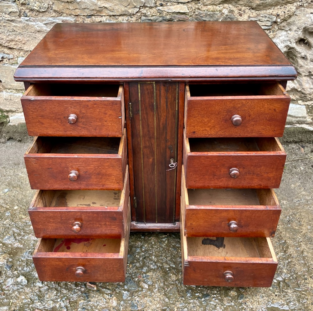 Antique Mahogany Multi-Drawer Chest View VII