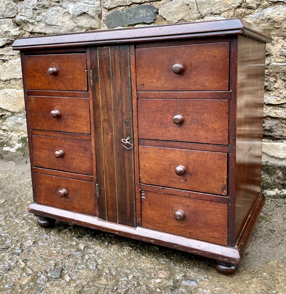 Antique Mahogany Multi-Drawer Chest View VIII