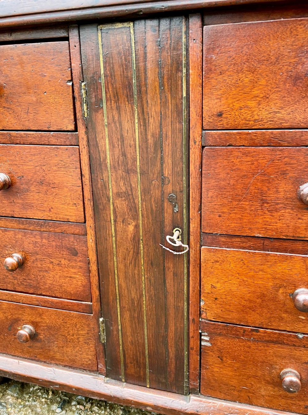 Antique Mahogany Multi-Drawer Chest View XIII