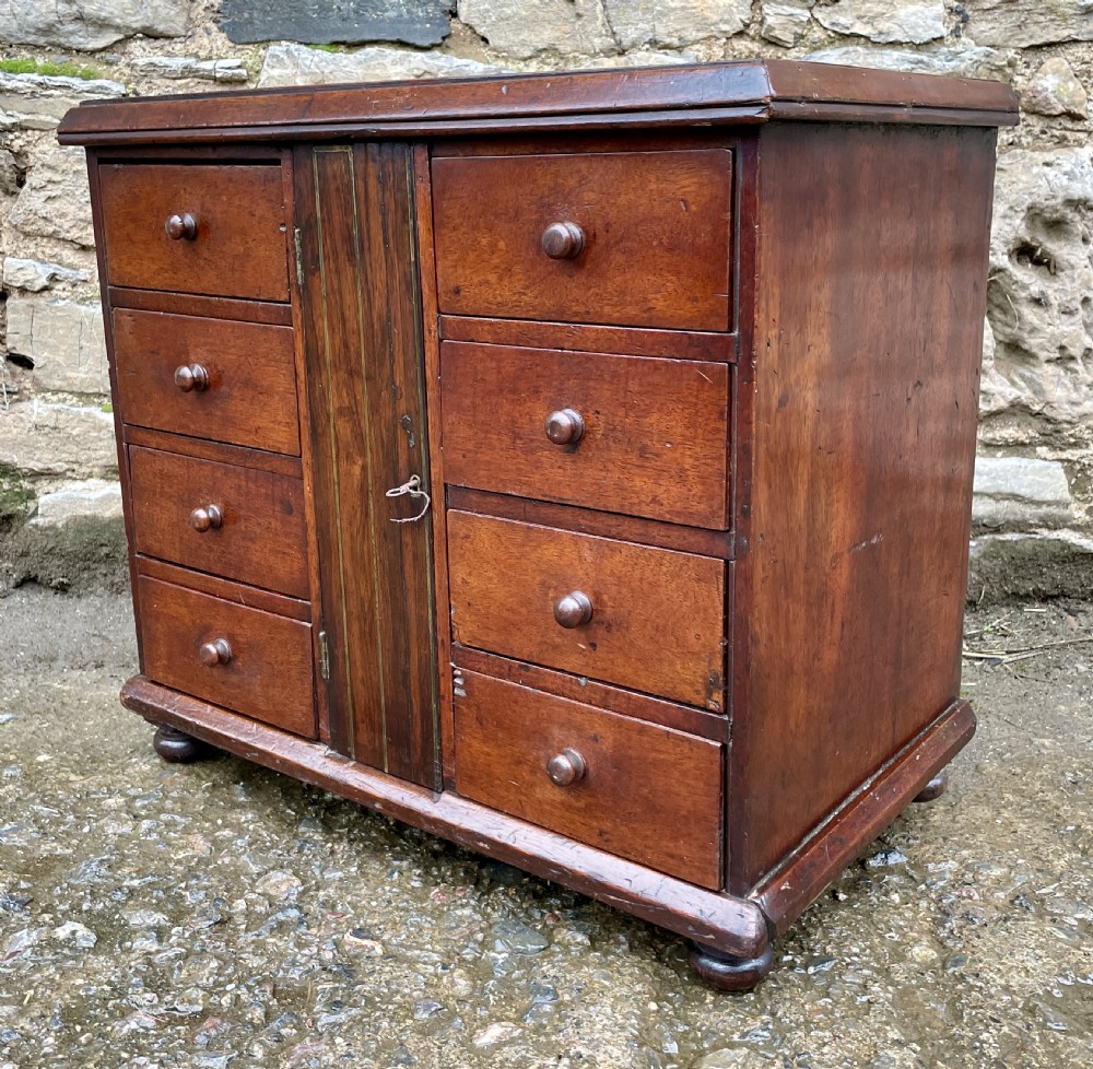 Antique Mahogany Multi-Drawer Chest View XVIII