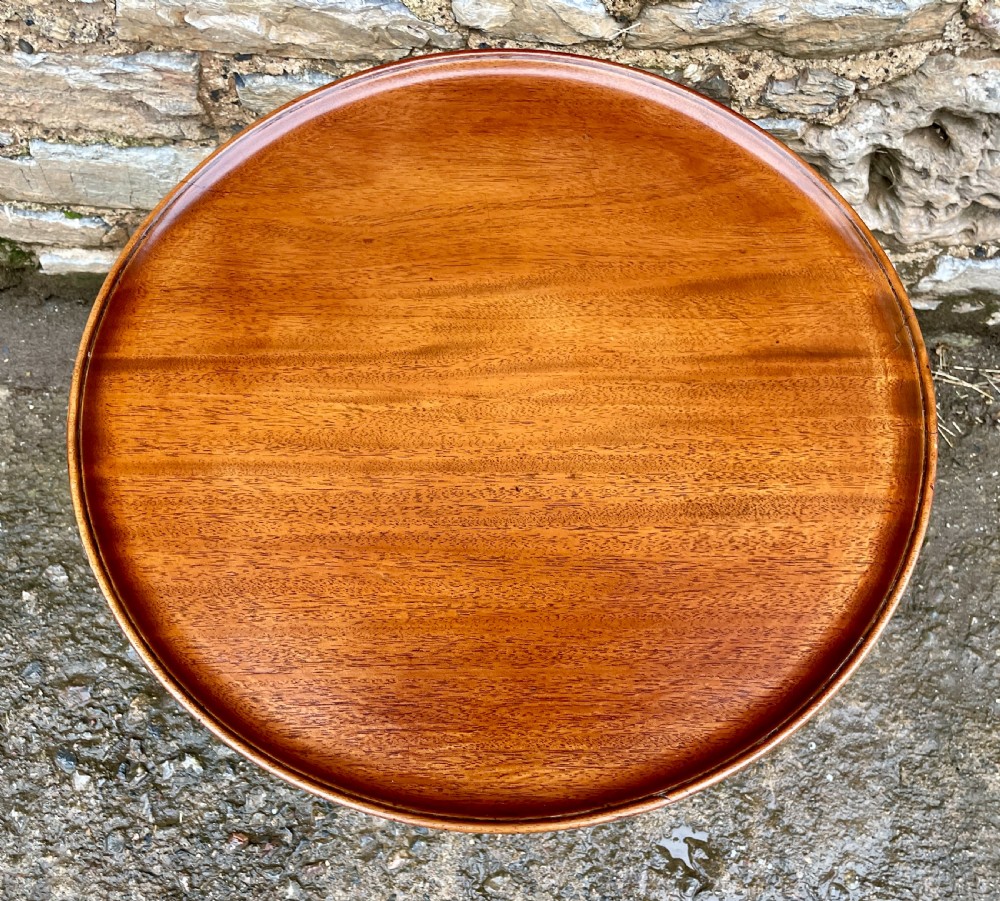 Georgian Mahogany Tilt-Top Wine Table View XVII