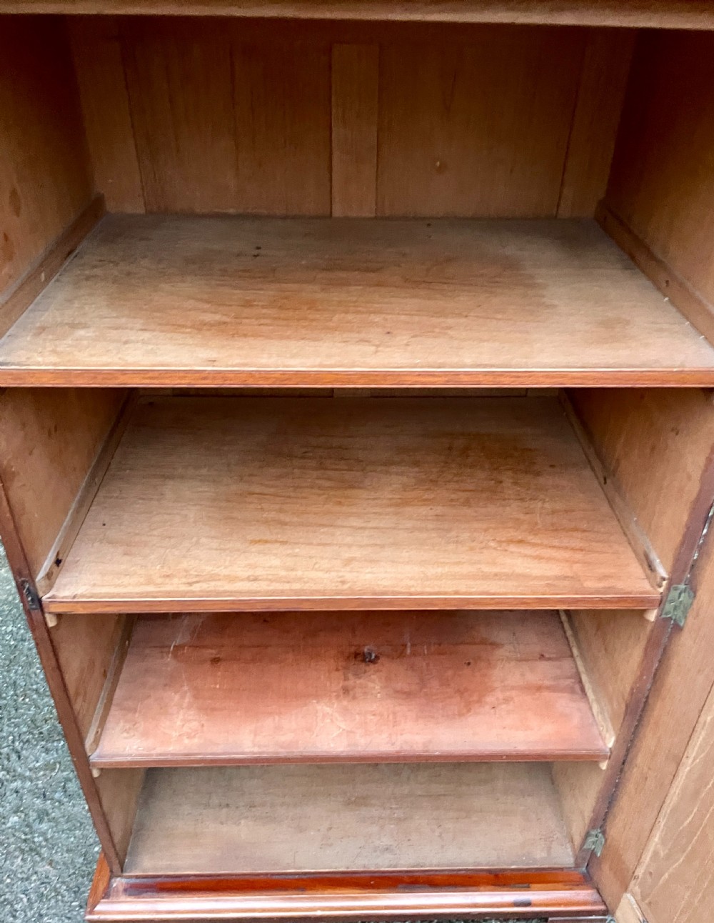 Large Victorian Figured Mahogany Cupboard View XV