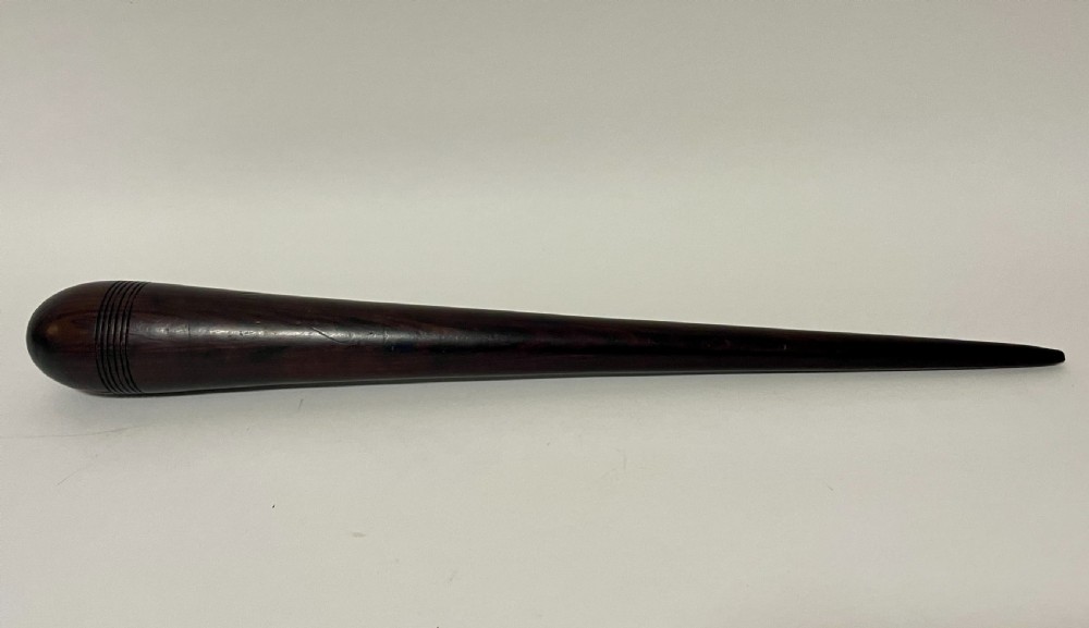 Antique Treen Lignum Vitae Sailor’s Fid View IX
