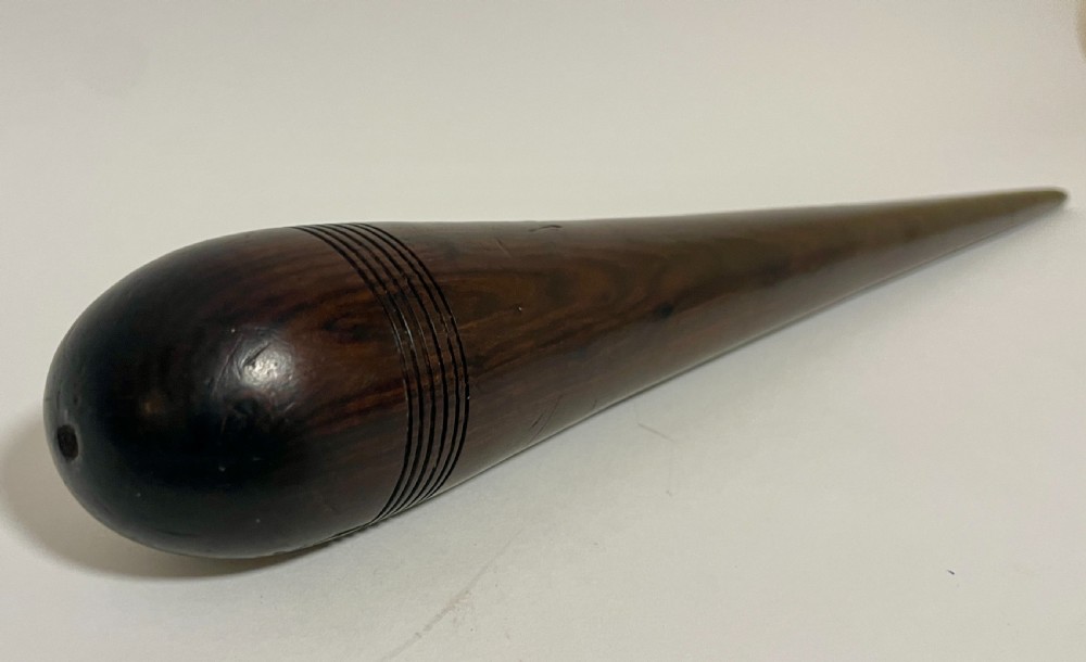 Antique Treen Lignum Vitae Sailor’s Fid View X
