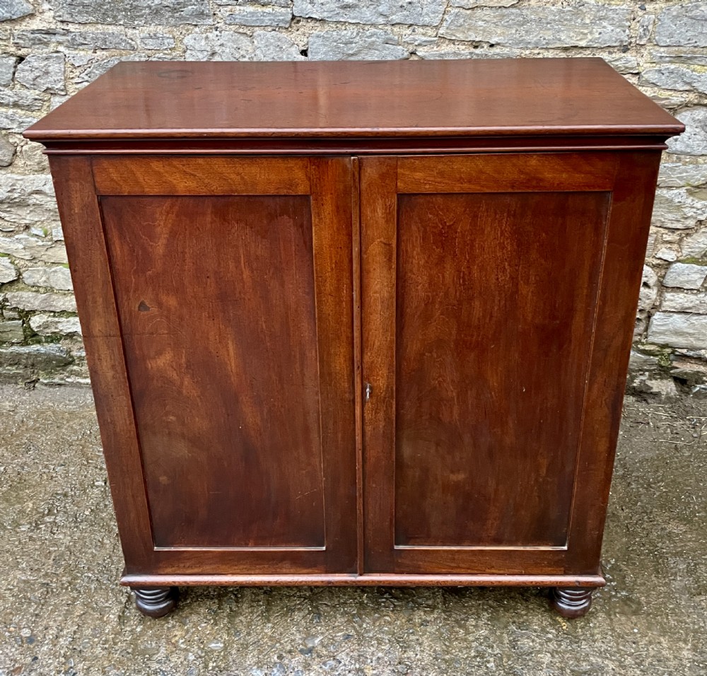 Victorian Mahogany Linen Press Cupboard View III