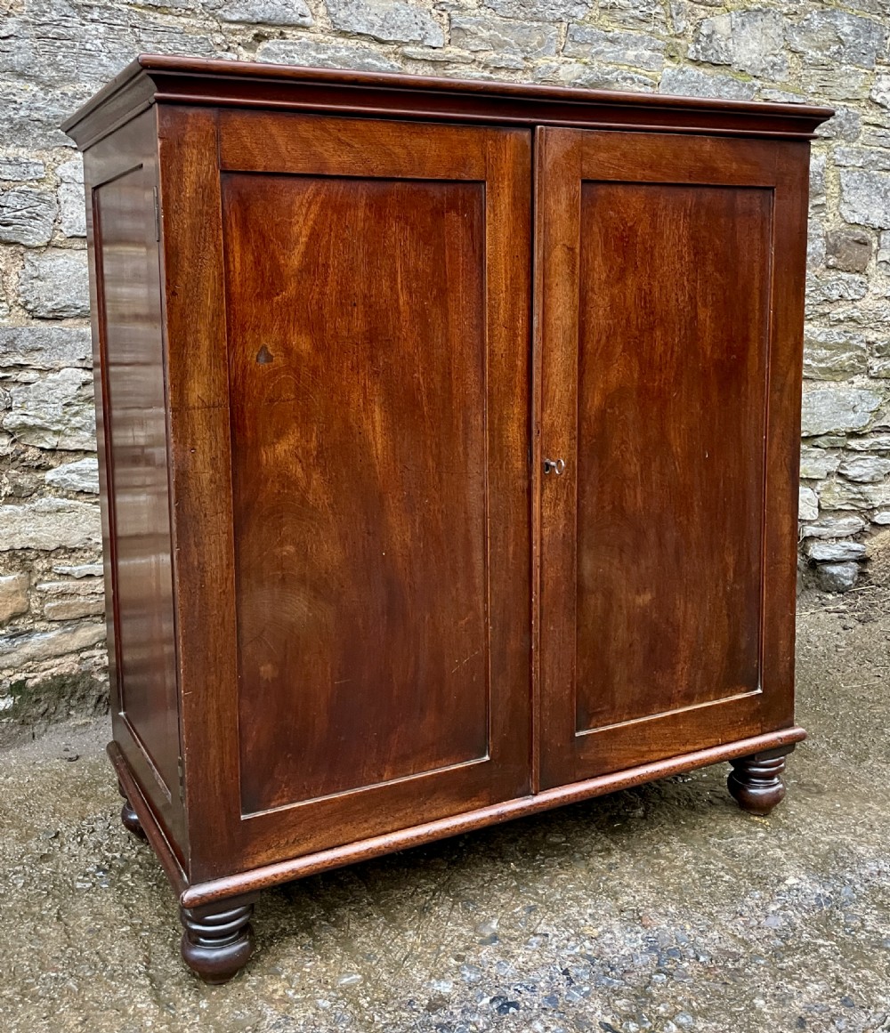 Victorian Mahogany Linen Press Cupboard View IV