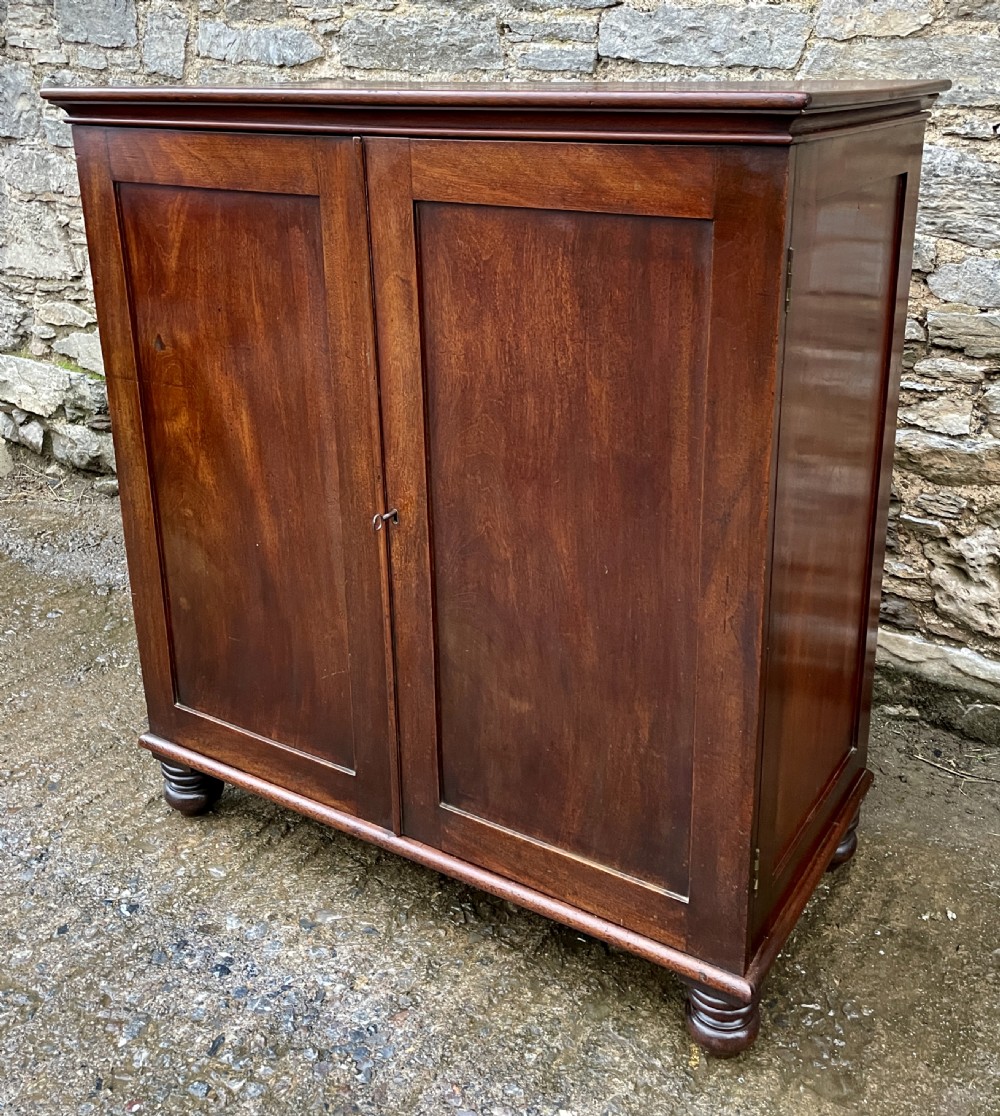 Victorian Mahogany Linen Press Cupboard View VIII