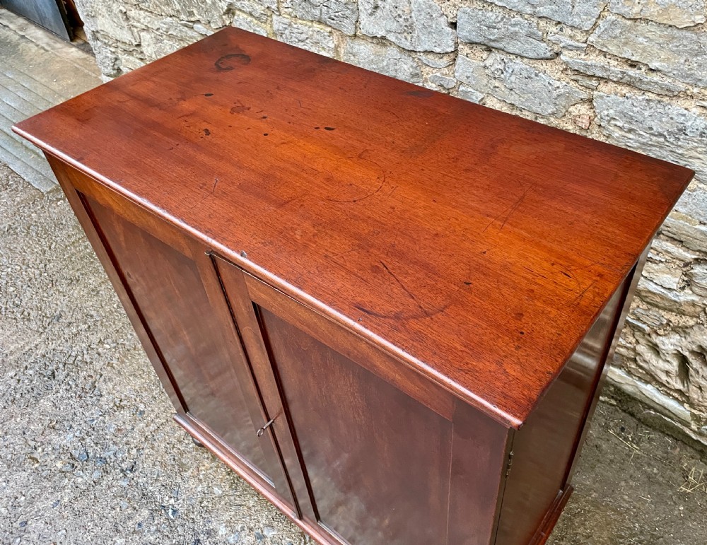Victorian Mahogany Linen Press Cupboard View XI