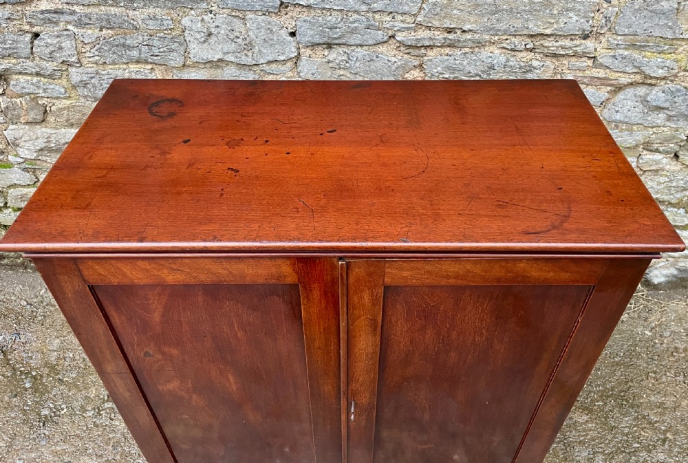 Victorian Mahogany Linen Press Cupboard View XII