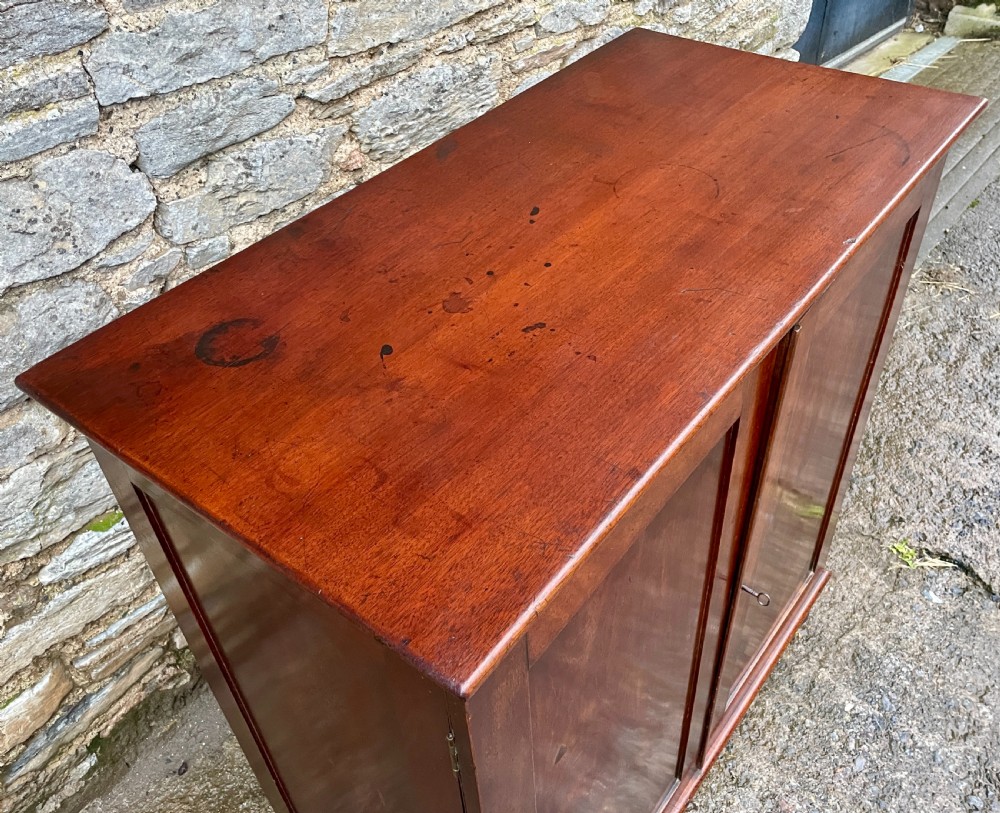 Victorian Mahogany Linen Press Cupboard View XIII