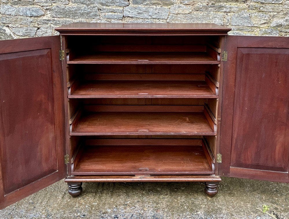 Victorian Mahogany Linen Press Cupboard View XVII