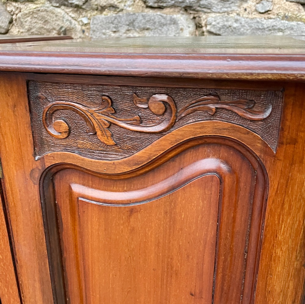 Pair of Art Nouveau Mahogany Bedside Cupboards View X
