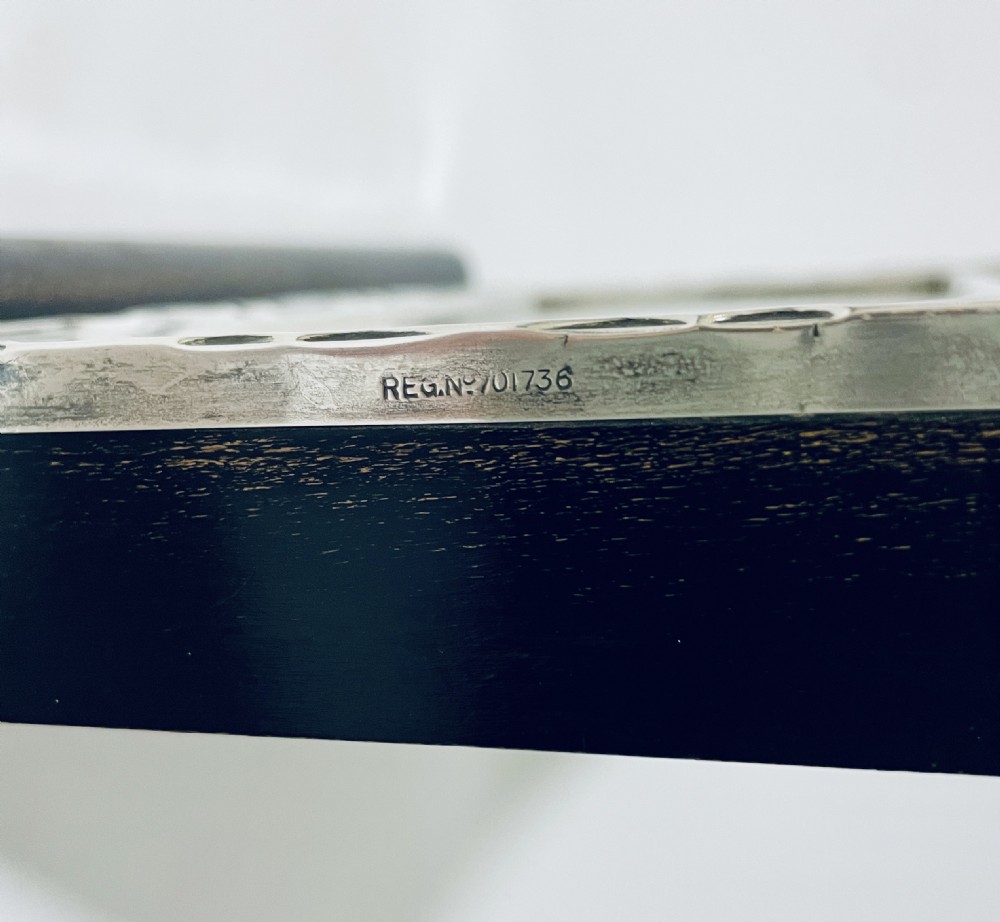 Antique Silver Perpetual Desk Calendar View V