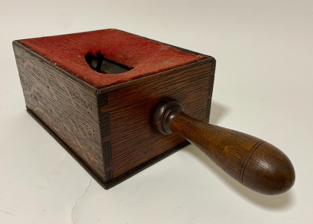 Antique Church Collection Pot with Key View VIII