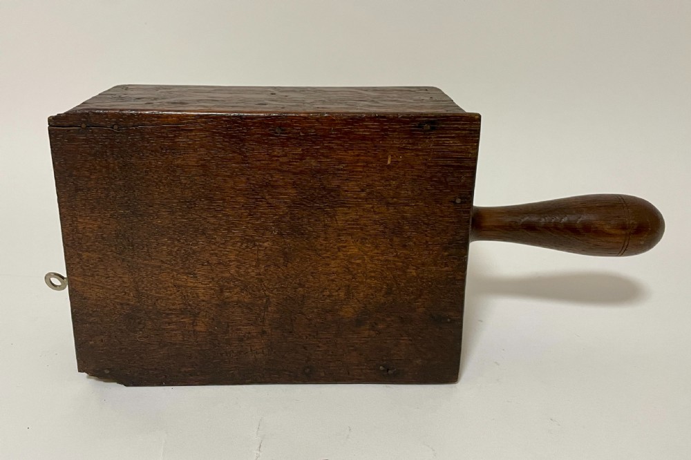 Antique Church Collection Pot with Key View X