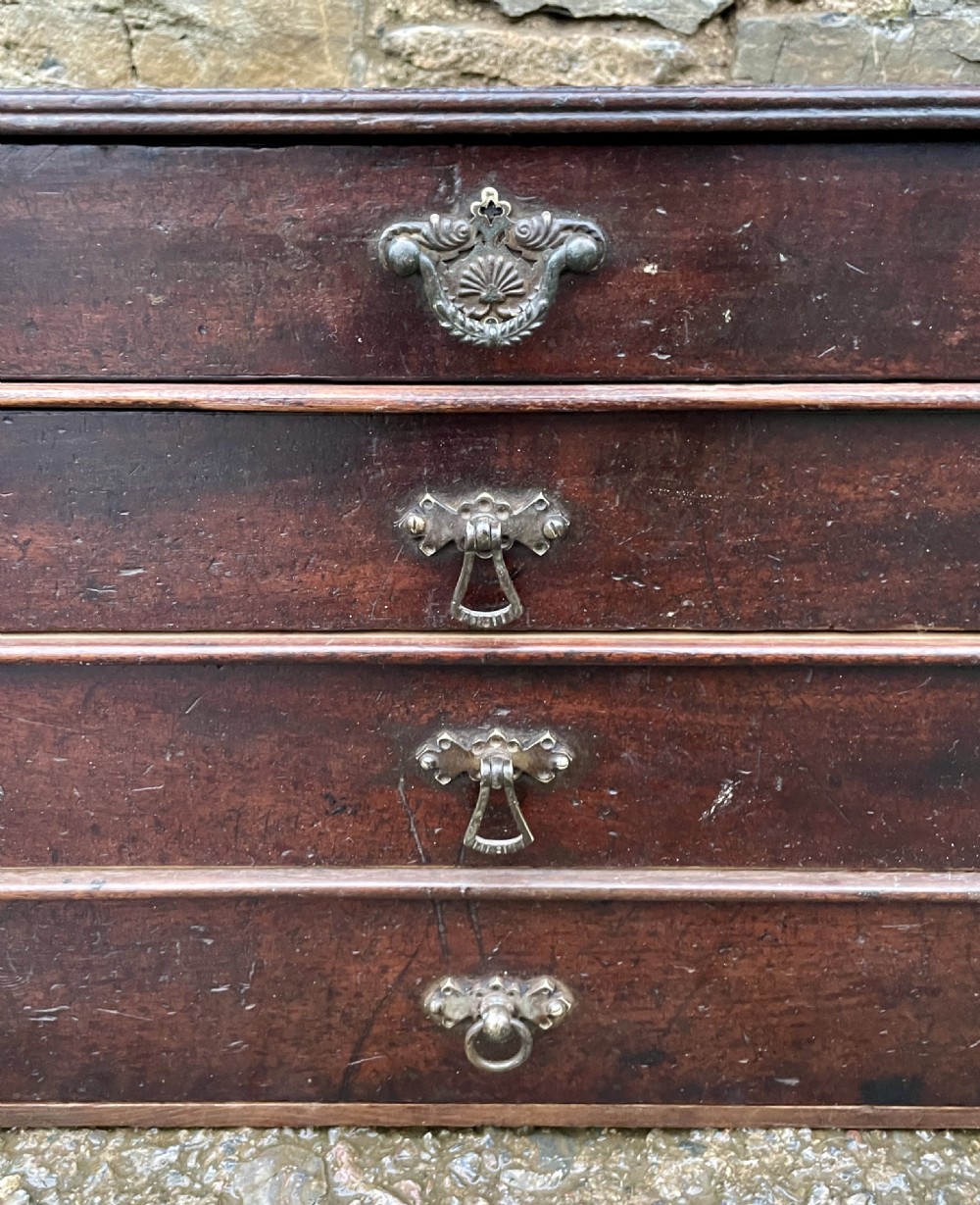 Antique Mahogany Bank of Drawers View V