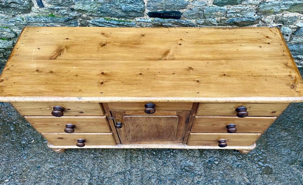 Antique Stripped Pine Sideboard View III