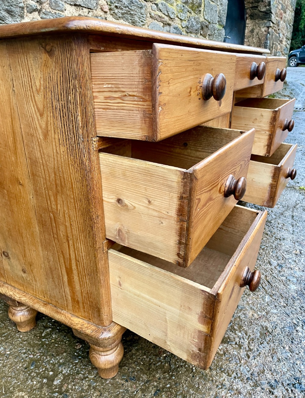 Antique Stripped Pine Sideboard View VIII