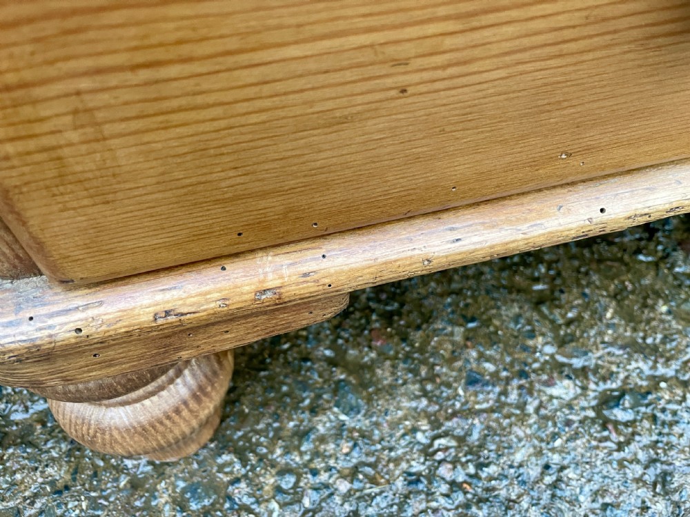 Antique Stripped Pine Sideboard View XII