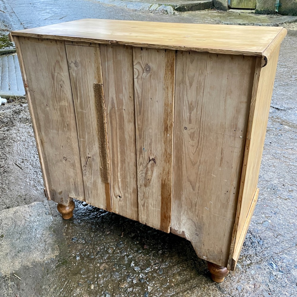 Antique Stripped Pine Chest of Drawers View VII