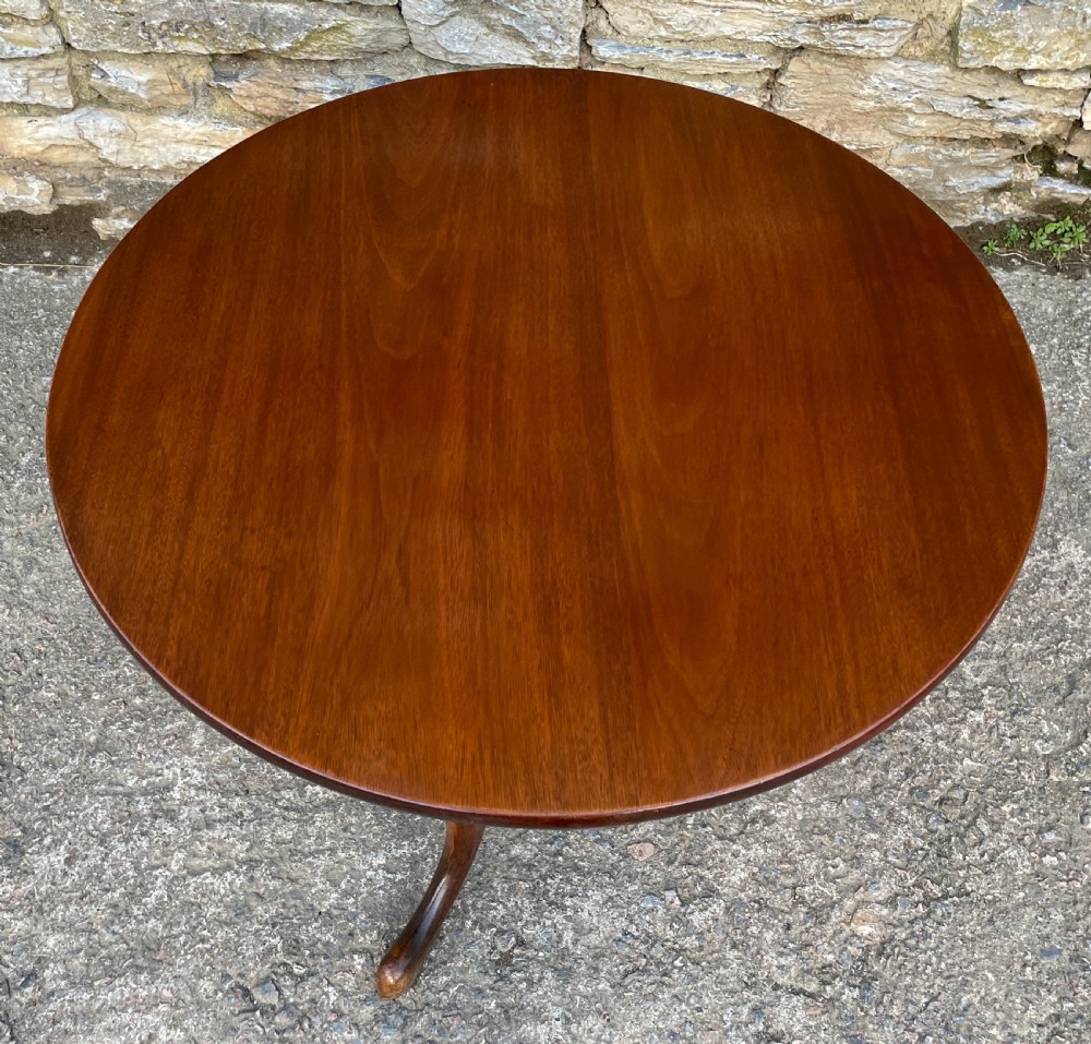 Georgian Mahogany Tilt Top Occasional Table View III